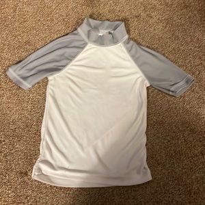 Circo grey and white Rash /Guard swim shirt 18M